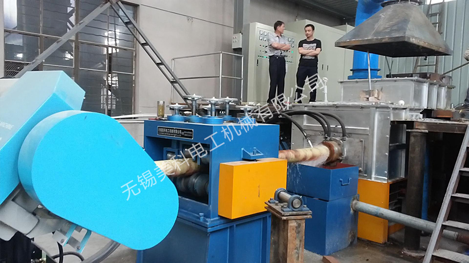 copper bar horizontal continuous casting machine